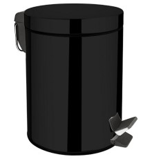 Ведро мусорное Aquanet 8074MB Черный матовый