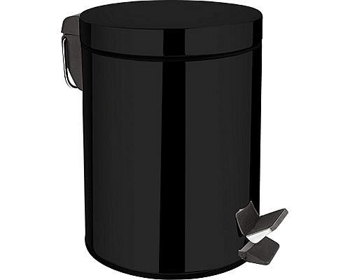 Ведро мусорное Aquanet 8074MB 264927 Черный матовый