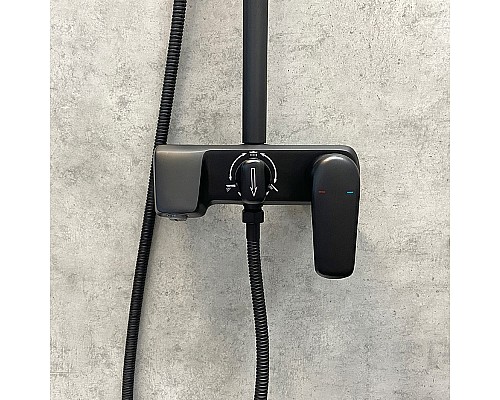 Душевая система Comforty FF074R-CMT 00-00004536 Черная