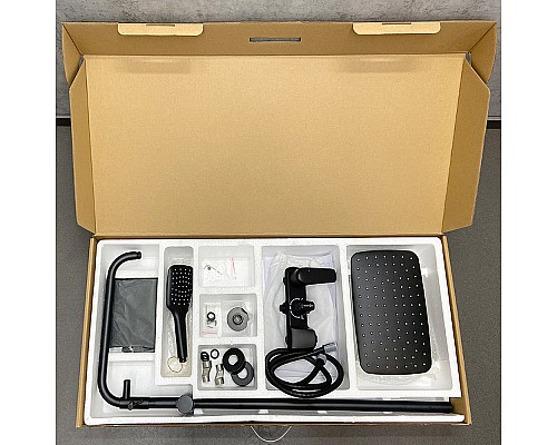Душевая система Comforty FF074R-CMT 00-00004536 Черная