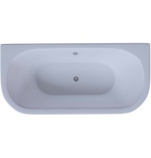 Акриловая ванна Aquatek Морфей 190х90 MOR190-0000059 без гидромассажа с фронтальной панелью с каркасом (вклеенный) со слив-переливом