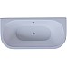 Акриловая ванна Aquatek Морфей 190х90 MOR190-0000059 без гидромассажа с фронтальной панелью с каркасом (вклеенный) со слив-переливом