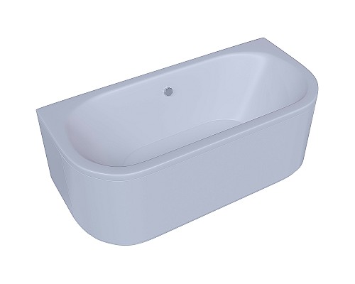 Акриловая ванна Aquatek Морфей 190х90 MOR190-0000059 без гидромассажа с фронтальной панелью с каркасом (вклеенный) со слив-переливом