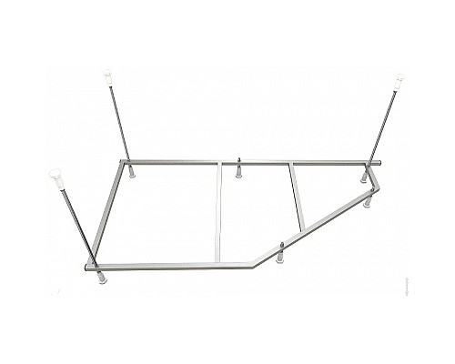 Акриловая ванна Aquatek Eco-friendly Фиджи 170х110 L FID170-0000006 без панелей и слив-перелива, с каркасом (вкленный)