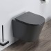 Унитаз Comforty 105MDH подвесной Графит матовый с сиденьем Микролифт