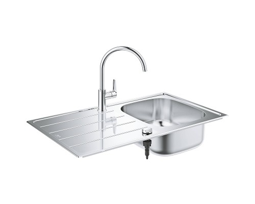 Кухонная мойка со смесителем Grohe K200 Нержавеющая сталь