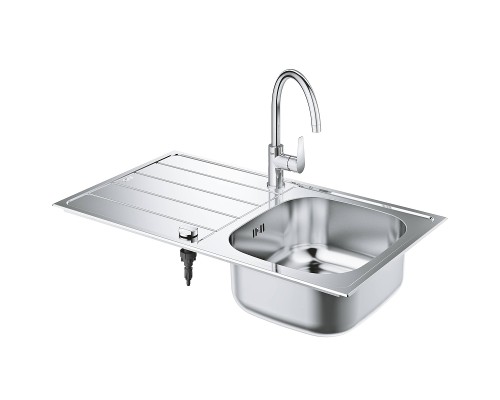 Кухонная мойка со смесителем Grohe K200 Нержавеющая сталь