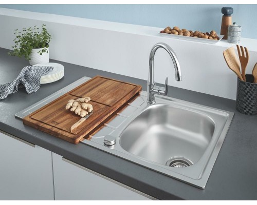 Кухонная мойка со смесителем Grohe K200 Нержавеющая сталь