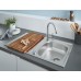 Кухонная мойка со смесителем Grohe K200 Нержавеющая сталь