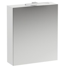 Зеркальный шкаф Laufen Base 60 R с подсветкой Белый глянец