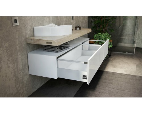 Тумба Velvex Felay 96 tpFEL.95-43.21 подвесная Белая глянцевая