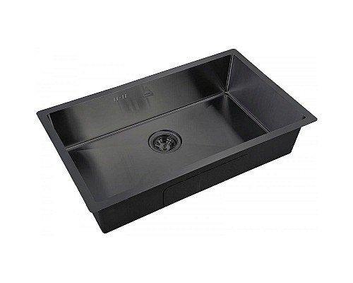 Кухонная мойка ZorG Steel Hammer 74 SH 7444 GRAFIT Графит
