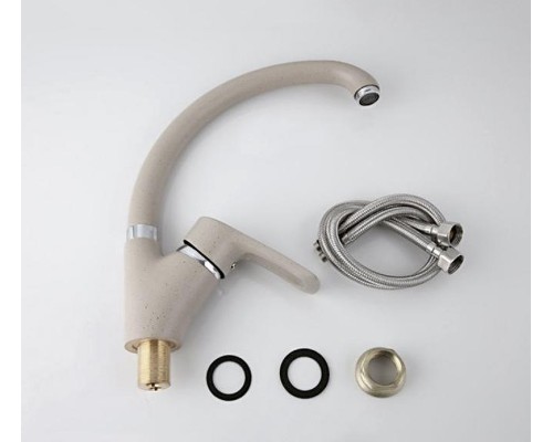 Смеситель для кухни Frap F4166-10 Светло-бежевый