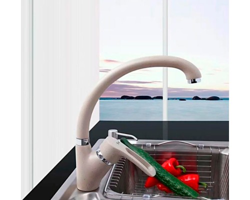 Смеситель для кухни Frap F4166-10 Светло-бежевый