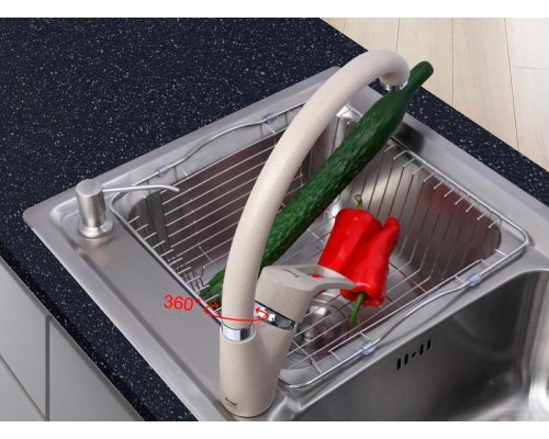 Смеситель для кухни Frap F4166-10 Светло-бежевый