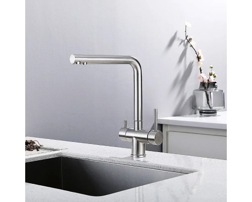 Смеситель для кухни Frap H899 F43899-3 Сатин