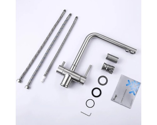 Смеситель для кухни Frap H899 F43899-3 Сатин