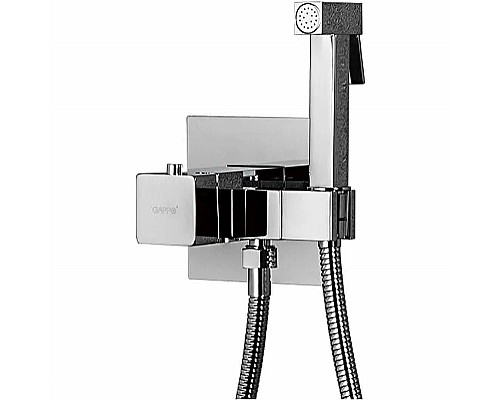 Гигиенический душ со смесителем Gappo G7207-40 с термостатом Хром