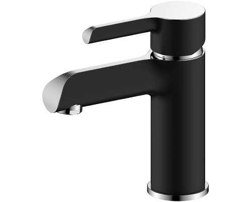 Смеситель для раковины Gappo G03-6 G1003-6 Черный матовый Хром
