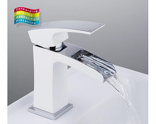 Смеситель для раковины Gappo G07 G1007-30 Белый Хром