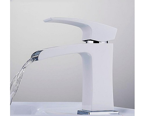 Смеситель для раковины Gappo G07 G1007-30 Белый Хром