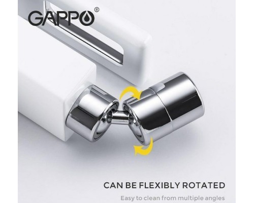 Смеситель для биде Gappo G17-8 Белый Хром