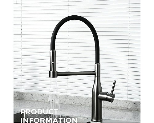 Смеситель для кухни Gappo G4398-51 Графит Черный