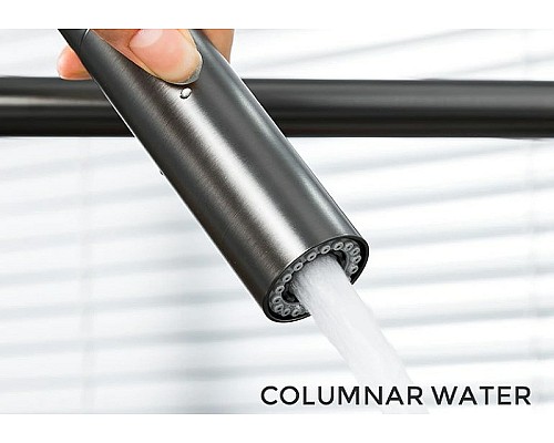 Смеситель для кухни Gappo G4398-51 Графит Черный