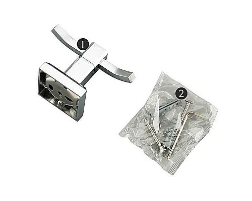 Двойной крючок Gappo G38 G3805-2 Хром