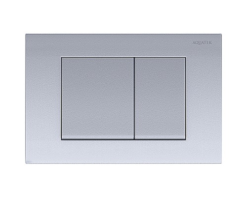 Клавиша смыва Aquatek KDI-0000011 Хром матовая