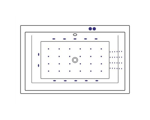 Акриловая ванна Excellent Crown Lux 190x120 WAEX.CRO19.NANO.CR с гидромассажем