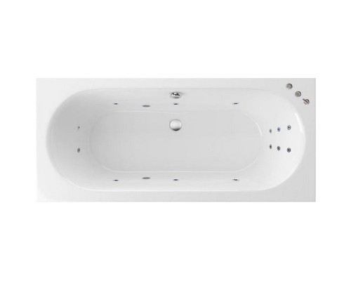 Акриловая ванна Excellent Oceana Slim 180x80 с гидромассажем