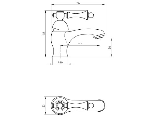 Смеситель для раковины Migliore Bomond 30004 Хром