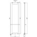 Электрический полотенцесушитель Allen Brau Infinity 44x160 зеркальный