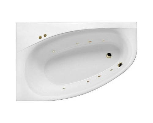 Акриловая ванна Excellent Kameleon 170x110 L Soft Бронза с гидромассажем