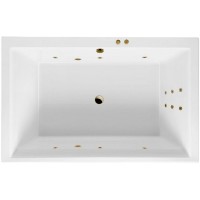 Акриловая ванна Excellent Crown Lux 190x120 с гидромассажем
