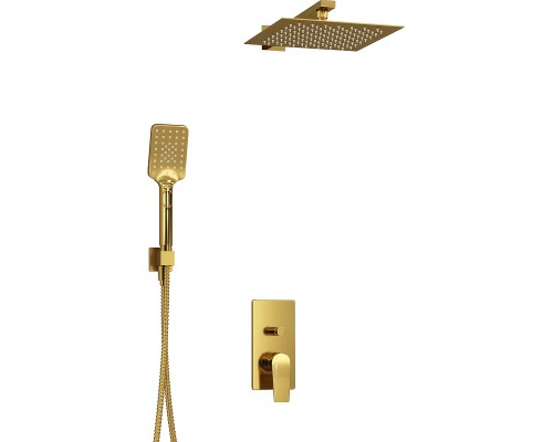 Душевая система WasserKRAFT А55201 Золото матовое