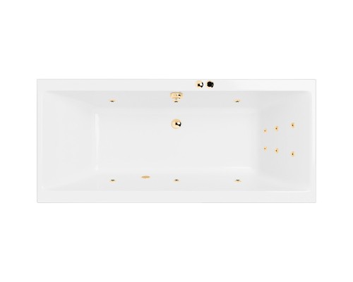 Акриловая ванна Excellent Pryzmat Slim 160x75 с гидромассажем