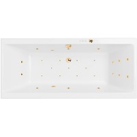 Акриловая ванна Excellent Pryzmat Slim 170x75 с гидромассажем
