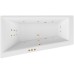 Акриловая ванна Excellent Sfera Slim 170x100 L Smart Золото с гидромассажем