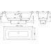 Ванна Salini Orlanda Axis 190x80 Белый матовый