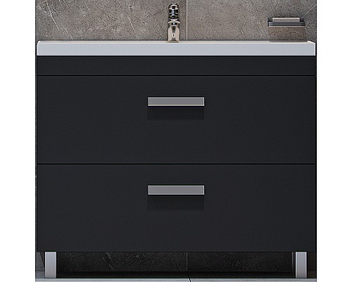 Тумба под раковину Velvex Orlando 100 tn.ORL.CLA.100.2Y Графит