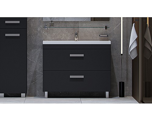 Тумба под раковину Velvex Orlando 100 tn.ORL.CLA.100.2Y Графит