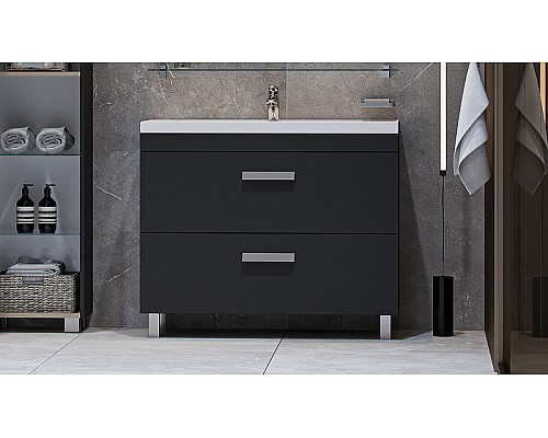 Тумба под раковину Velvex Orlando 100 tn.ORL.CLA.100.2Y Графит