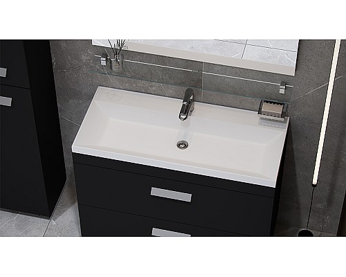 Тумба под раковину Velvex Orlando 100 tn.ORL.CLA.100.2Y Графит