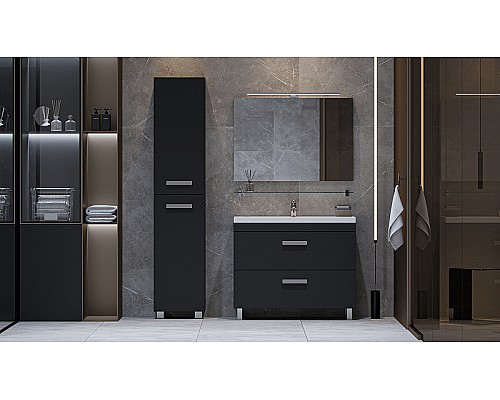 Тумба под раковину Velvex Orlando 100 tn.ORL.CLA.100.2Y Графит