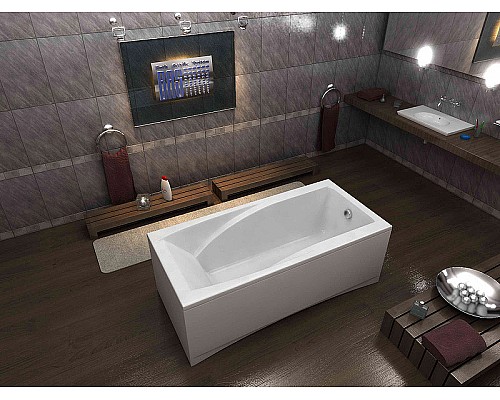 Акриловая ванна Bas Эвита 180x85 В 00043 без гидромассажа