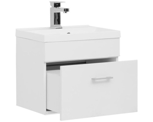 Тумба с раковиной Aquanet Нота 50 287705 подвесная Белая