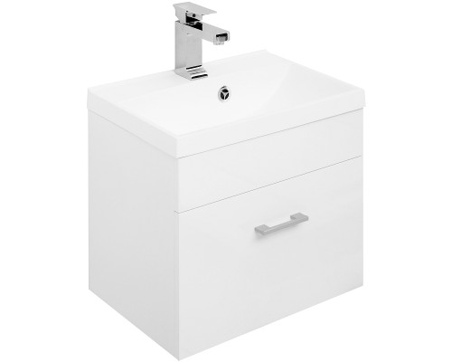 Тумба с раковиной Aquanet Нота 50 287705 подвесная Белая