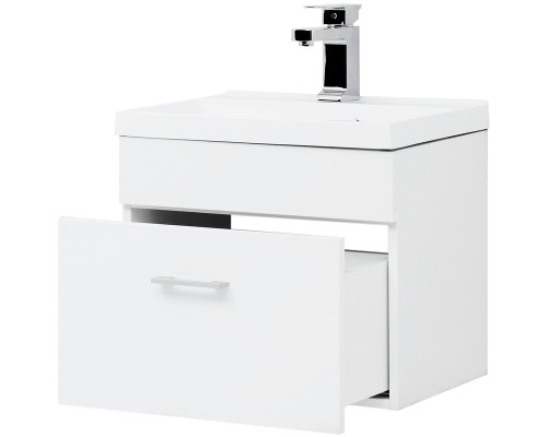 Тумба с раковиной Aquanet Нота 50 287705 подвесная Белая